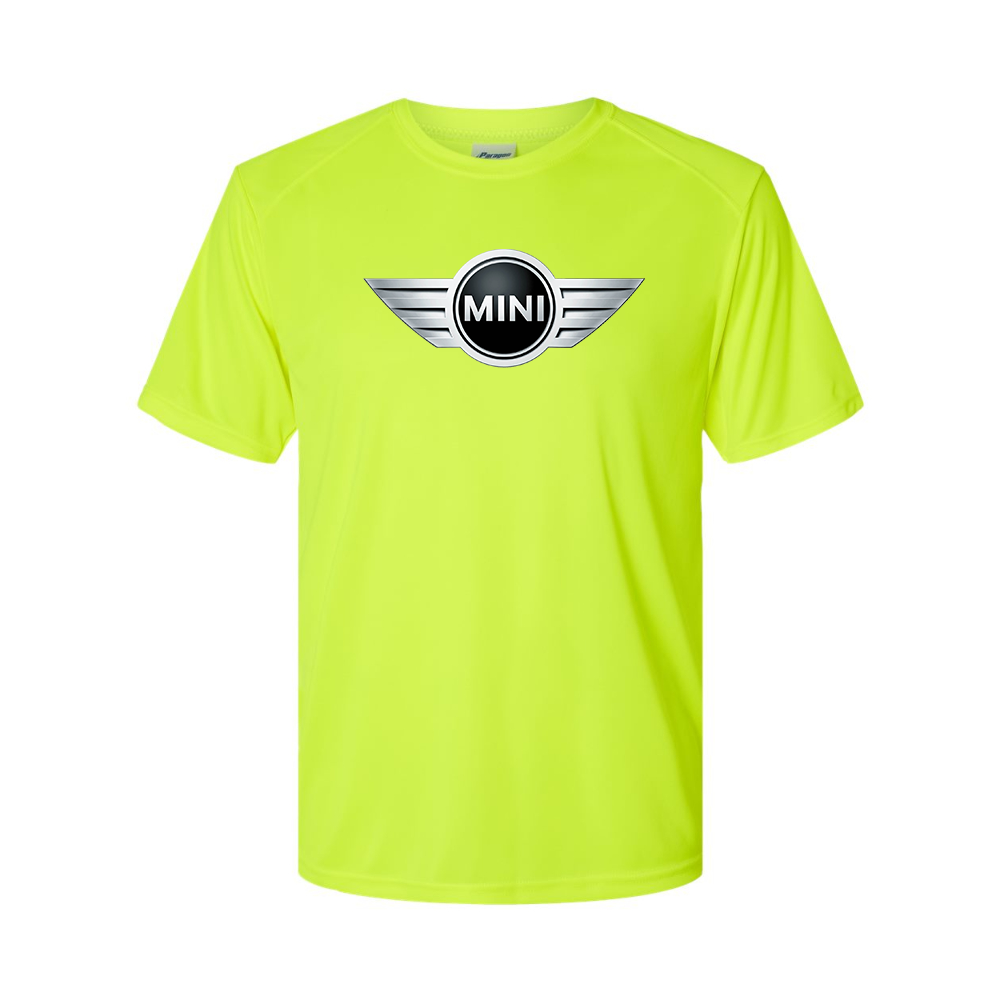 Youth Kids Mini Cooper Car Polyester T-Shirt