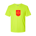 Men's Spain Red Logo National Soccer Team Performance T-Shirt