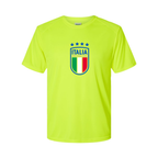 Youth Kids Italy National Soccer Performance T-Shirt