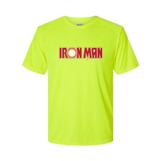 Men's Iron Man Marvel Superhero Polyester T-Shirt