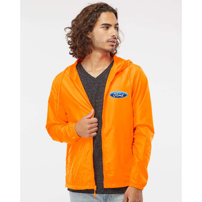 Men’s Ford Car - Independent Trading Co. - Lightweight Windbreaker Full-Zip Jacket - EXP54LWZ