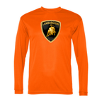 Men's Lamborghini Car -  Polyester Long Sleeve T-Shirt