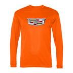 Men's Cadillac Car -  Polyester Long Sleeve T-Shirt