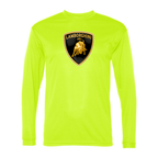 Men's Lamborghini Car -  Polyester Long Sleeve T-Shirt