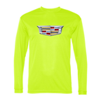 Men's Cadillac Car -  Polyester Long Sleeve T-Shirt