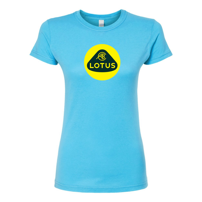 Women’s Lotus Car Round Neck T-Shirt