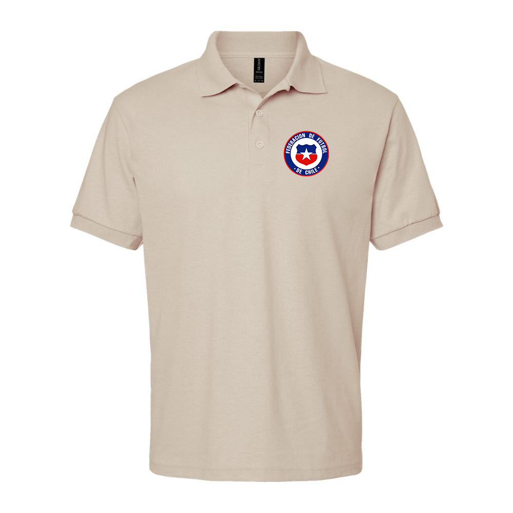 Men's Chile National Soccer Team  Dry Blend Polo