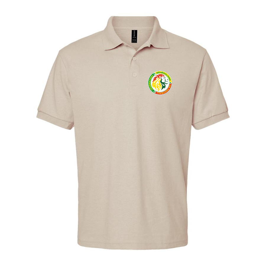 Men's Senegal National Soccer Team Dry Blend Polo