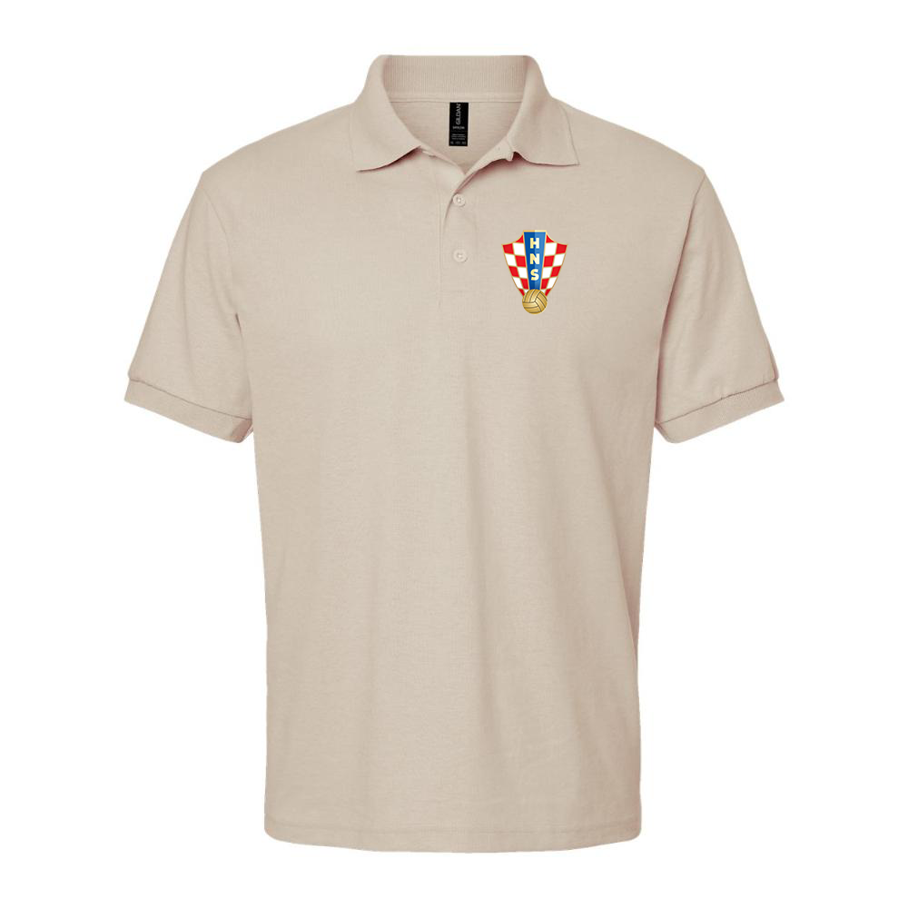 Men's Croatia National Soccer Team Dry Blend Polo