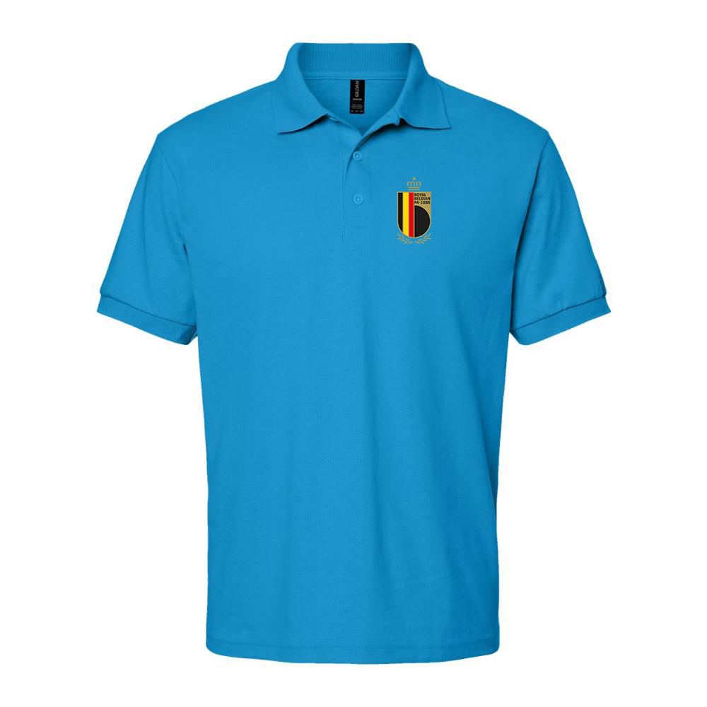 Men's Belgium National Soccer Team Dry Blend Polo