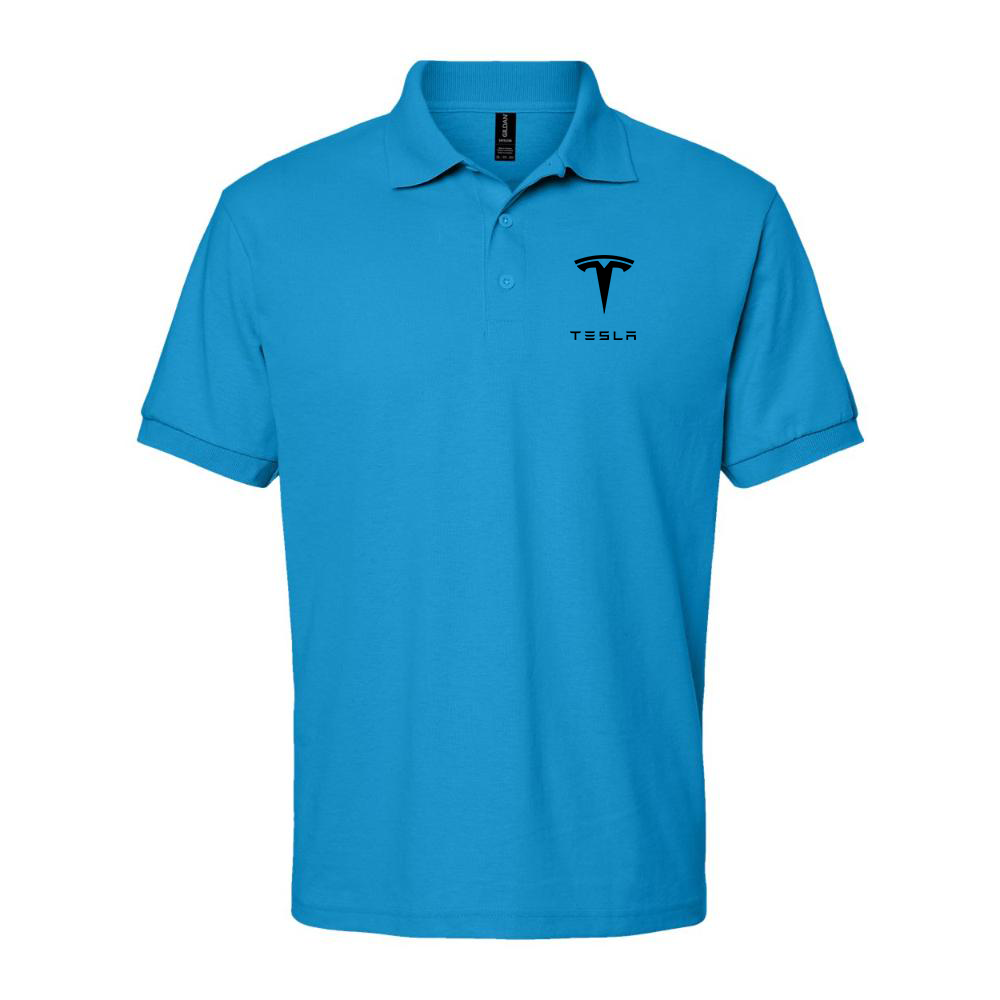 Men’s Tesla Motorsports Car Dry Blend Polo
