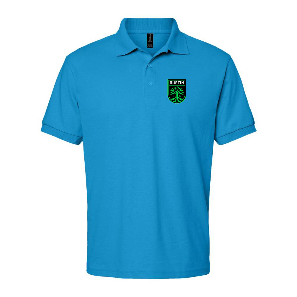 Men's Austin FC Dry Blend Polo