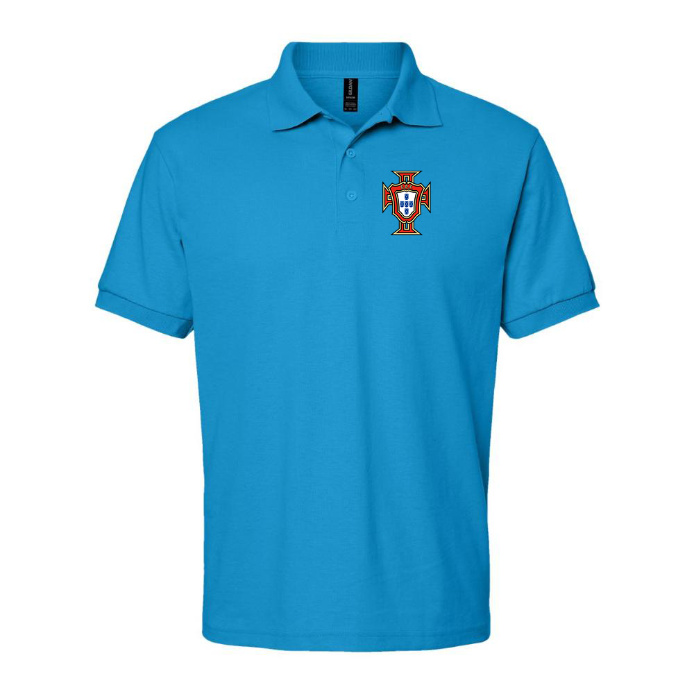 Men's Portugal National Soccer Team Dry Blend Polo