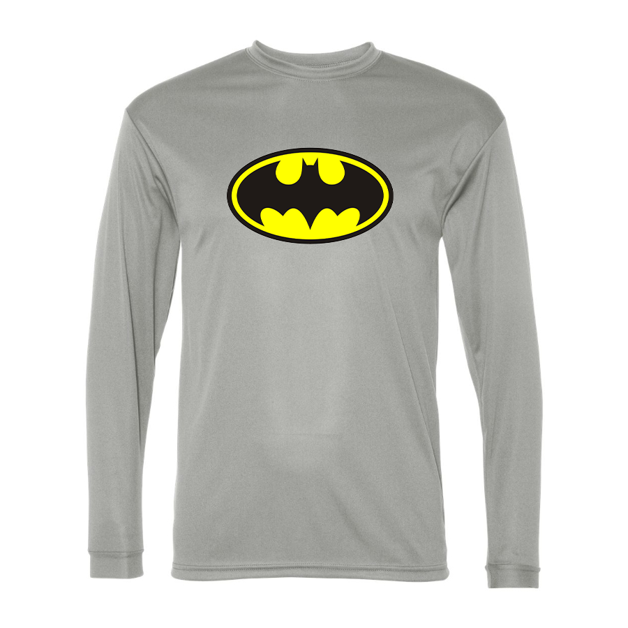 Men’s DC Comics Batman- C2 Sport - Polyester Long Sleeve T-Shirt - 5104
