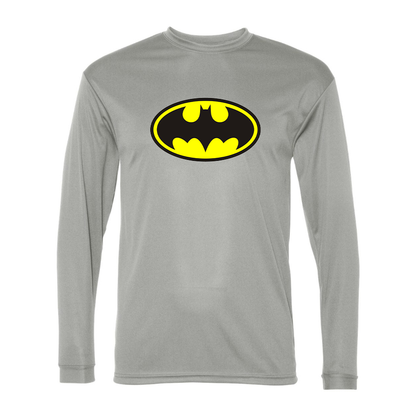 Men’s DC Comics Batman- C2 Sport - Polyester Long Sleeve T-Shirt - 5104