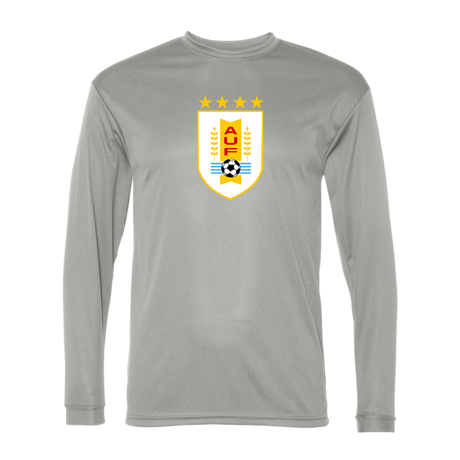 Men’s Uruguay National Soccer Team  - C2 Sport - Performance Long Sleeve T-Shirt - 5104