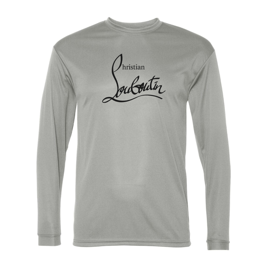 Men's Christian Louboutin Polyester Long Sleeve T-Shirt