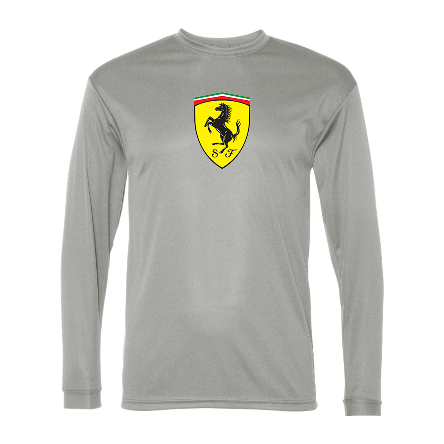 Men’s  Ferrari Motorsport Car - C2 Sport - Performance Long Sleeve T-Shirt - 5104
