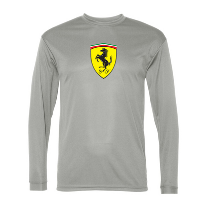 Men’s  Ferrari Motorsport Car - C2 Sport - Performance Long Sleeve T-Shirt - 5104