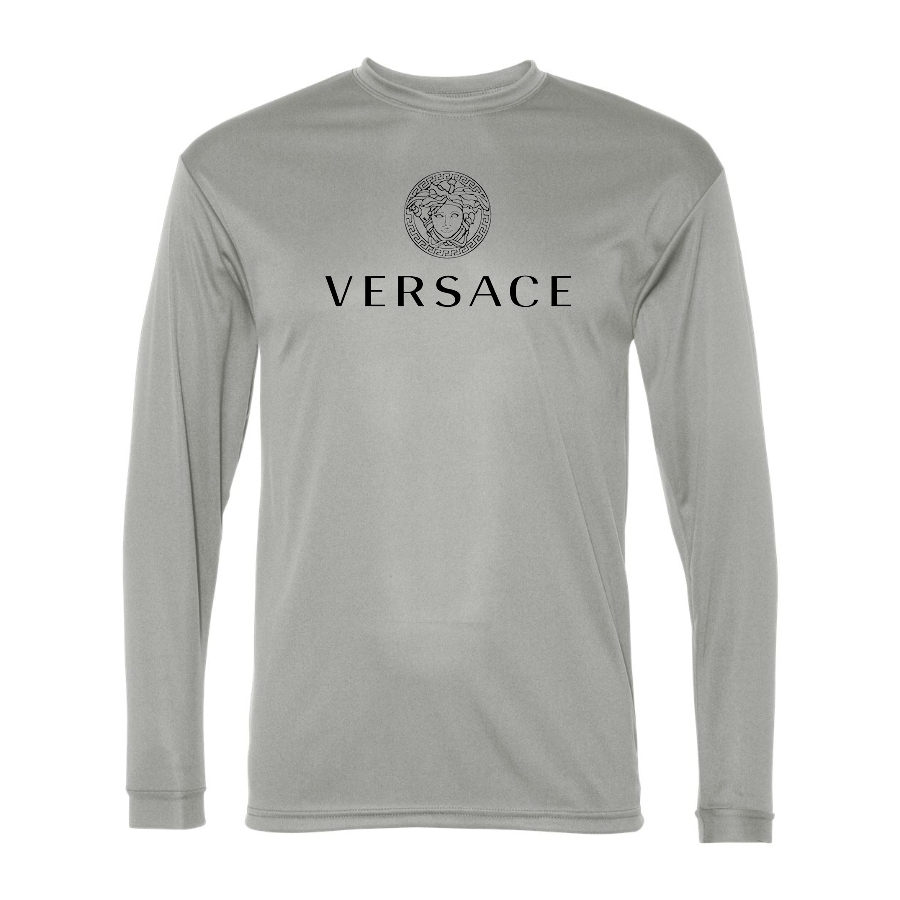 Men's Versace Polyester Long Sleeve T-Shirt