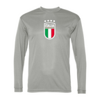 Men’s Italy National Soccer Team  - C2 Sport - Performance Long Sleeve T-Shirt - 5104