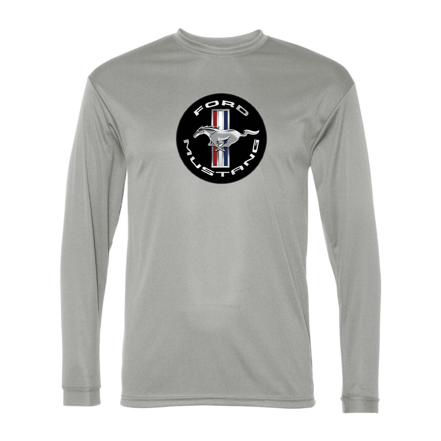 Men's Ford Mustang Motorsport Supercars - C2 Sport - Performance Long Sleeve T-Shirt - 5104