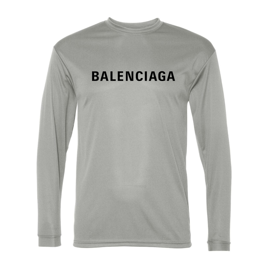 Men's Balenciaga Polyester Long Sleeve T-Shirt