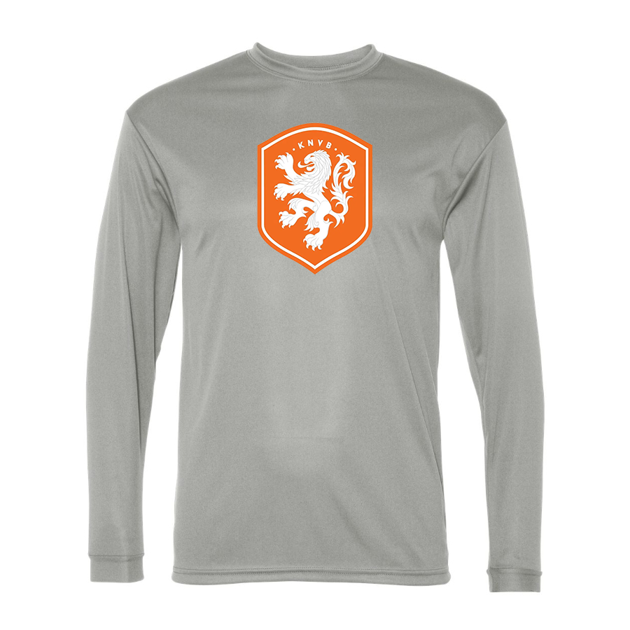 Men’s Netherlands National Soccer Team - C2 Sport - Performance Long Sleeve T-Shirt - 5104