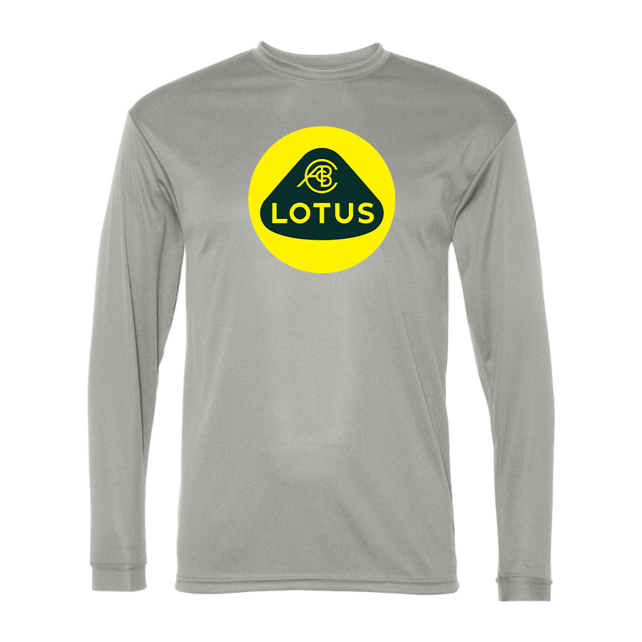Men's Lotus Car -  Polyester Long Sleeve T-Shirt