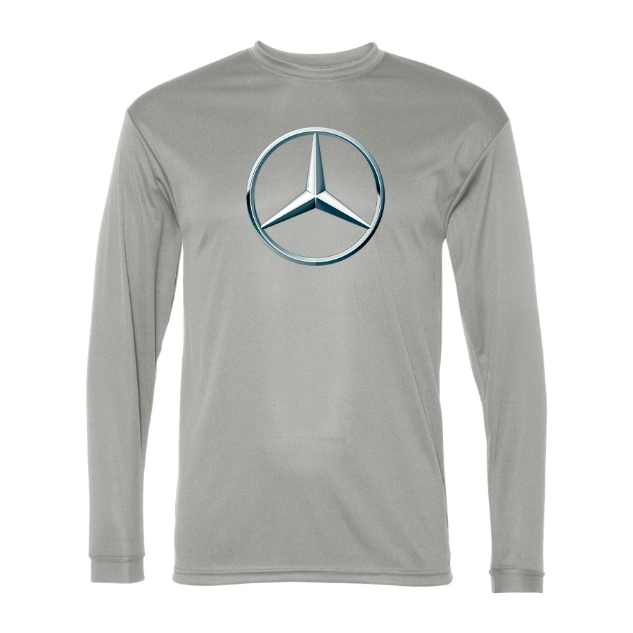 Men's Mercedes-Benz Car NEW -  Polyester Long Sleeve T-Shirt