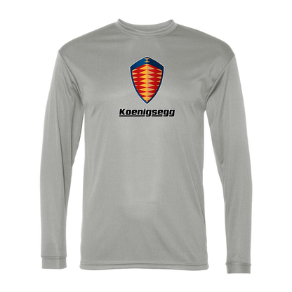 Men's Koenigsegg Car - C2 Sport - Performance Long Sleeve T-Shirt - 5104