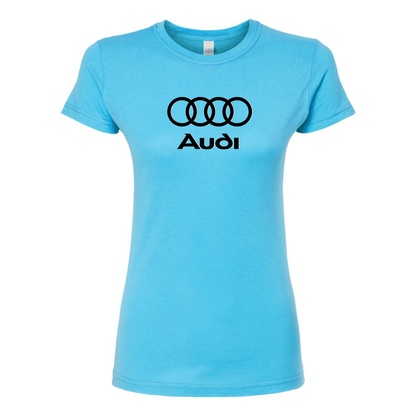 Women’s Audi Motorsports Car Round Neck T-Shirt