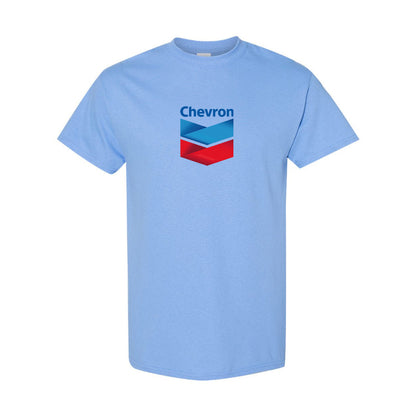 Men's Chevron Gas Station  Cotton T-Shirt