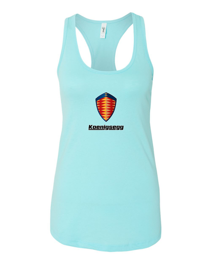 Women's Koenigsegg Car Racerback Tank Top