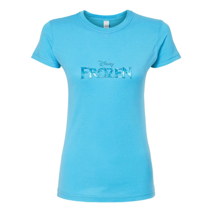 Women’s Frozen Disney Cartoon Round Neck T-Shirt