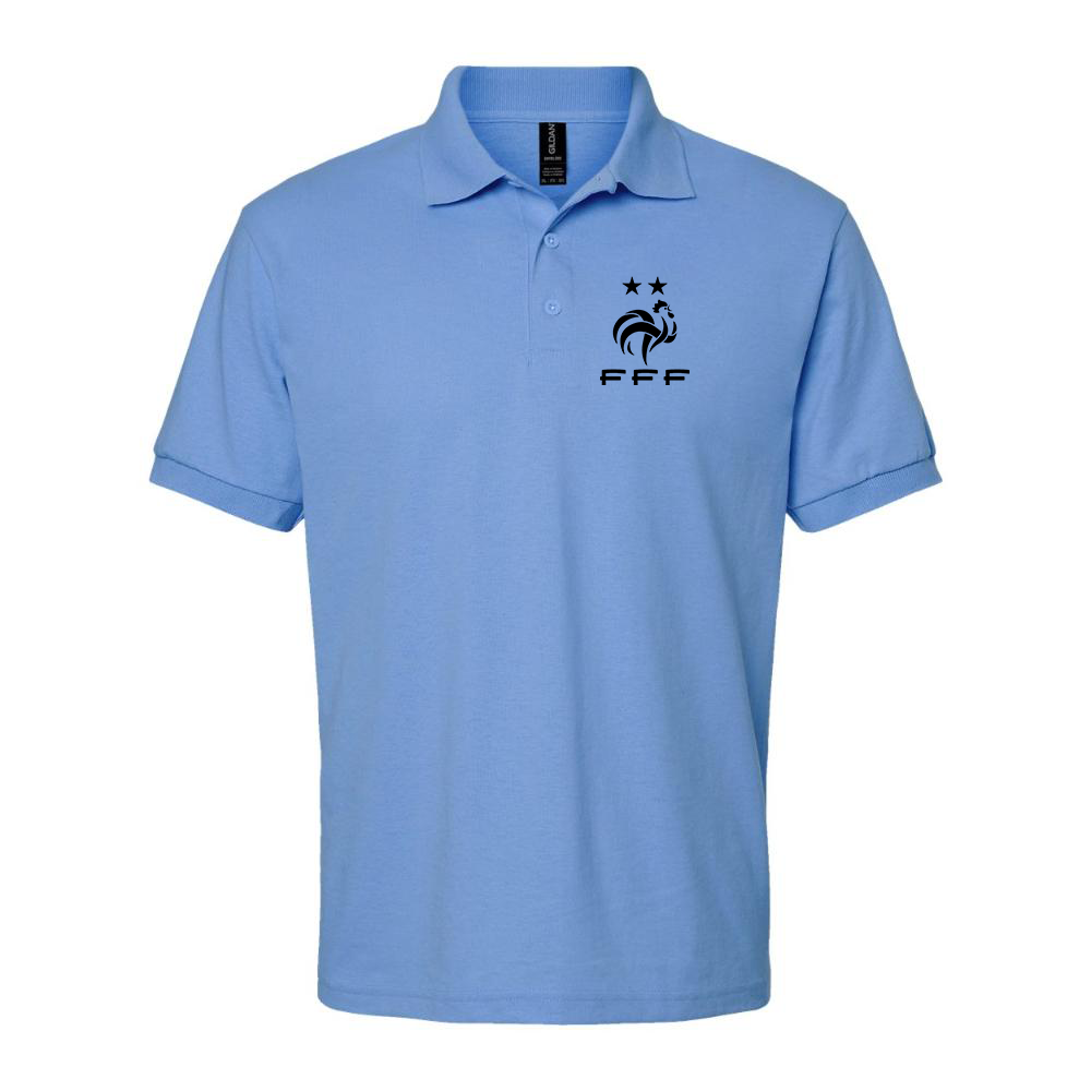 Men's France Soccer Dry Blend Polo