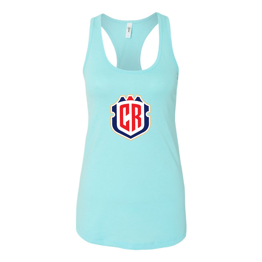 Women's Costa Rica National Soccer Team Racerback Tank Top