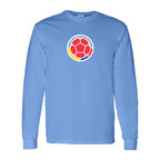 Youth Kids Colombia National Soccer Team Long Sleeve T-Shirt