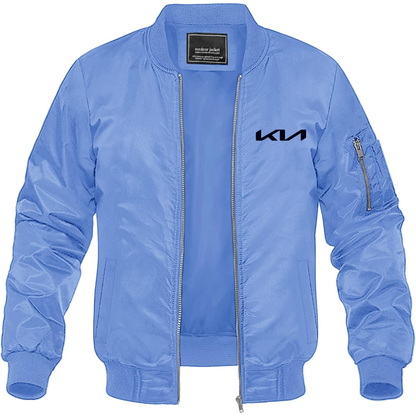 Men’s Kia Car Lightweight Bomber Jacket Windbreaker Softshell Varsity Jacket Coat