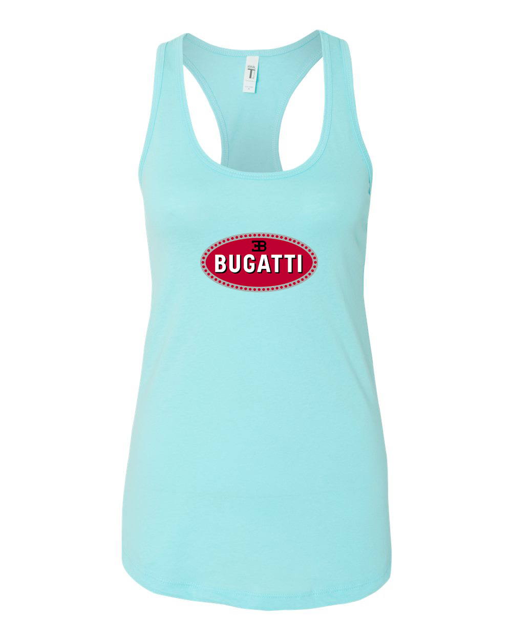 Women's Bugatti Car Racerback Tank Top