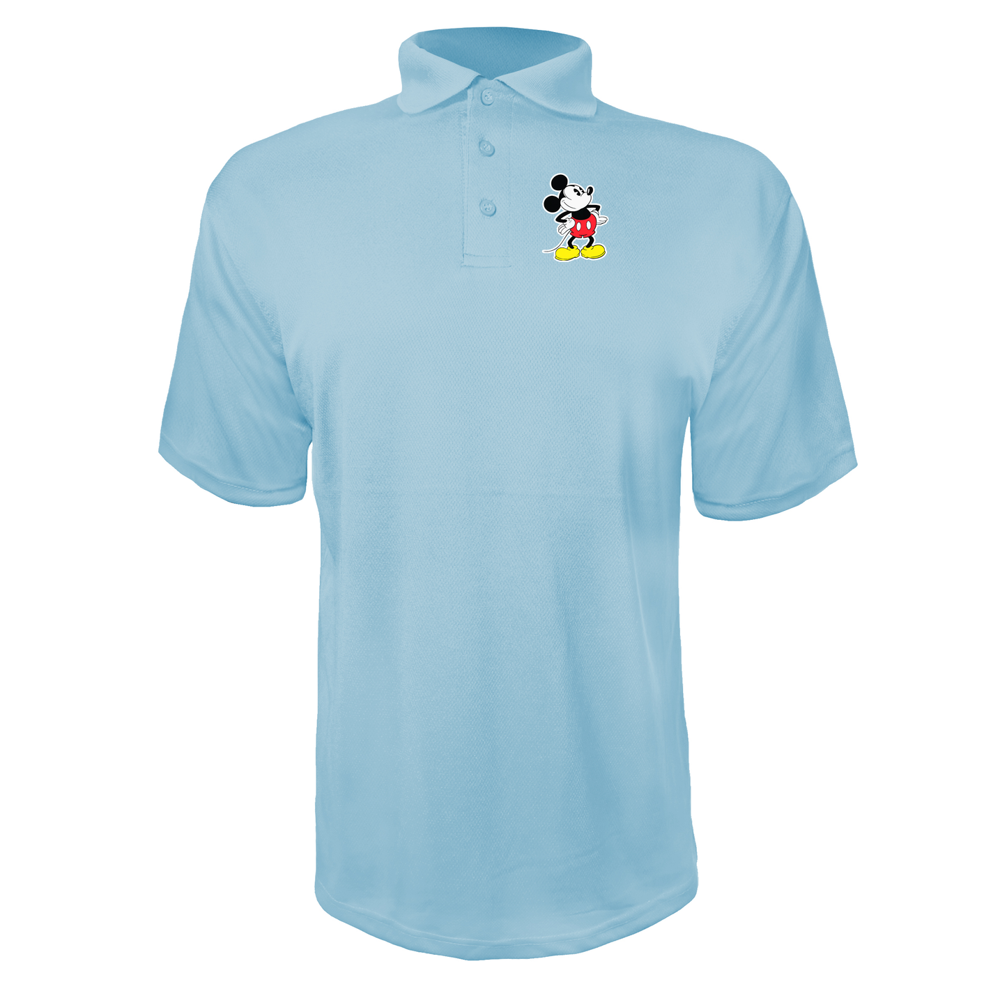 Men's Mickey Mouse Cartoon Polyester Polo