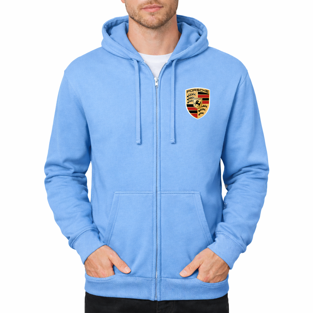 Men’s Porsche Car Zipper Hoodie
