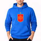 Men's Spain Red Logo National Soccer Team Pullover Hoodie