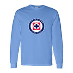 Youth Kids Cruz Azul Football Club Long Sleeve T-Shirt