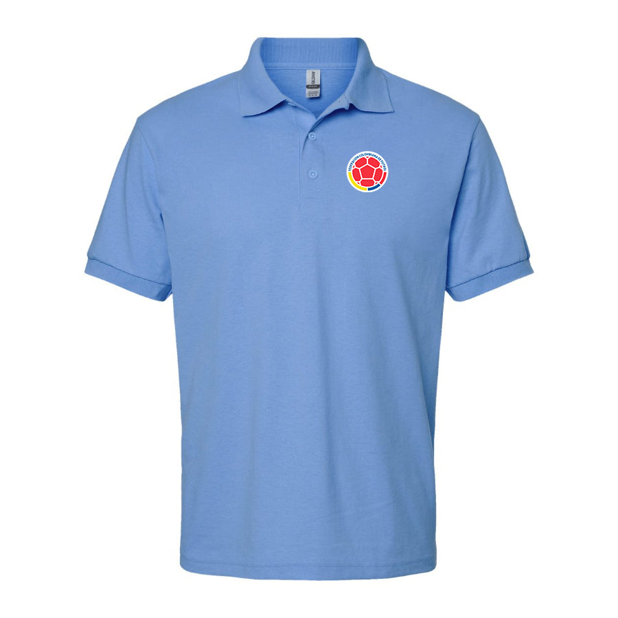 Men's Colombia National Soccer Team Dry Blend Polo