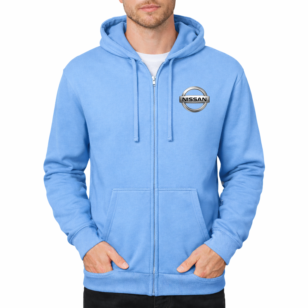 Men’s Nissan Motorsport Car Zipper Hoodie