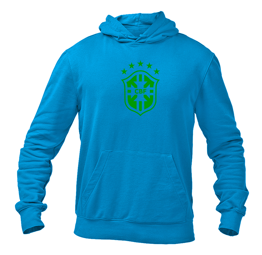 Men's Brazil Soccer Pullover Hoodie