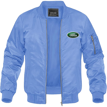 Men’s Land Rover Car Lightweight Bomber Jacket Windbreaker Softshell Varsity Jacket Coat