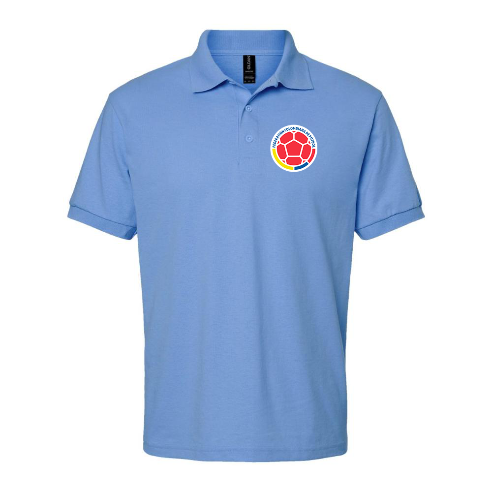 Men's Colombia National Soccer Team Dry Blend Polo