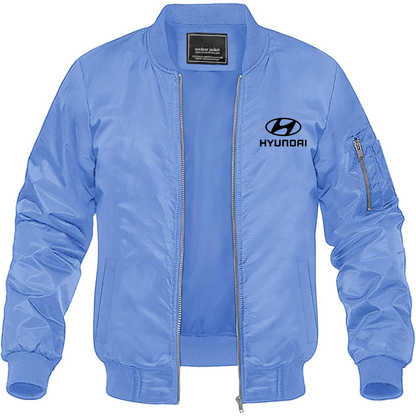 Men’s Hyundai Car Lightweight Bomber Jacket Windbreaker Softshell Varsity Jacket Coat